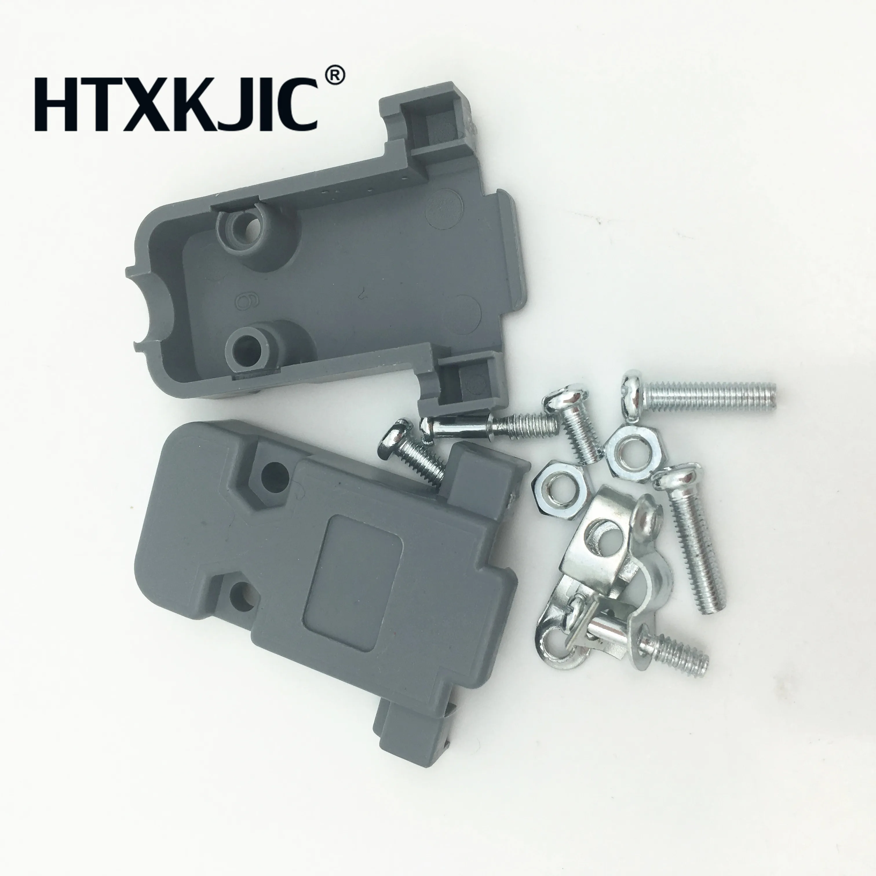 10 комплектов разъема последовательного порта RS232 DB9 мужской разъем штекера 9 контактов из меди с пластиковым корпусом DIY.