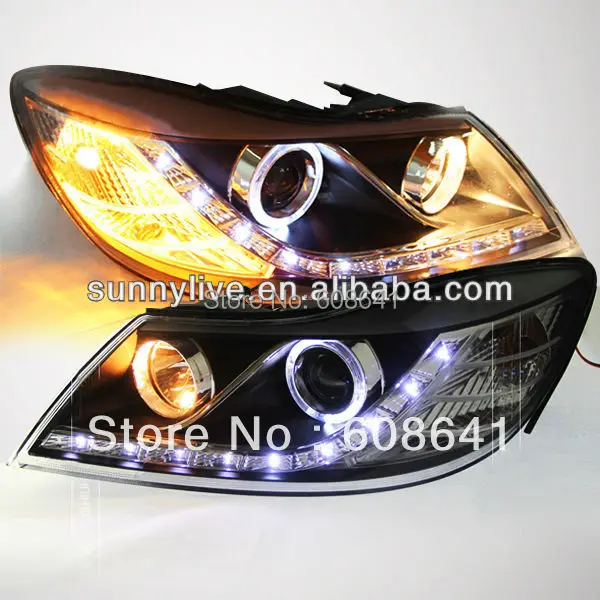 Для VW для Skoda Octavia светодиодный ная фара глаза ангела 2011 12 Типа LD|angel eyes|eyes angelskoda
