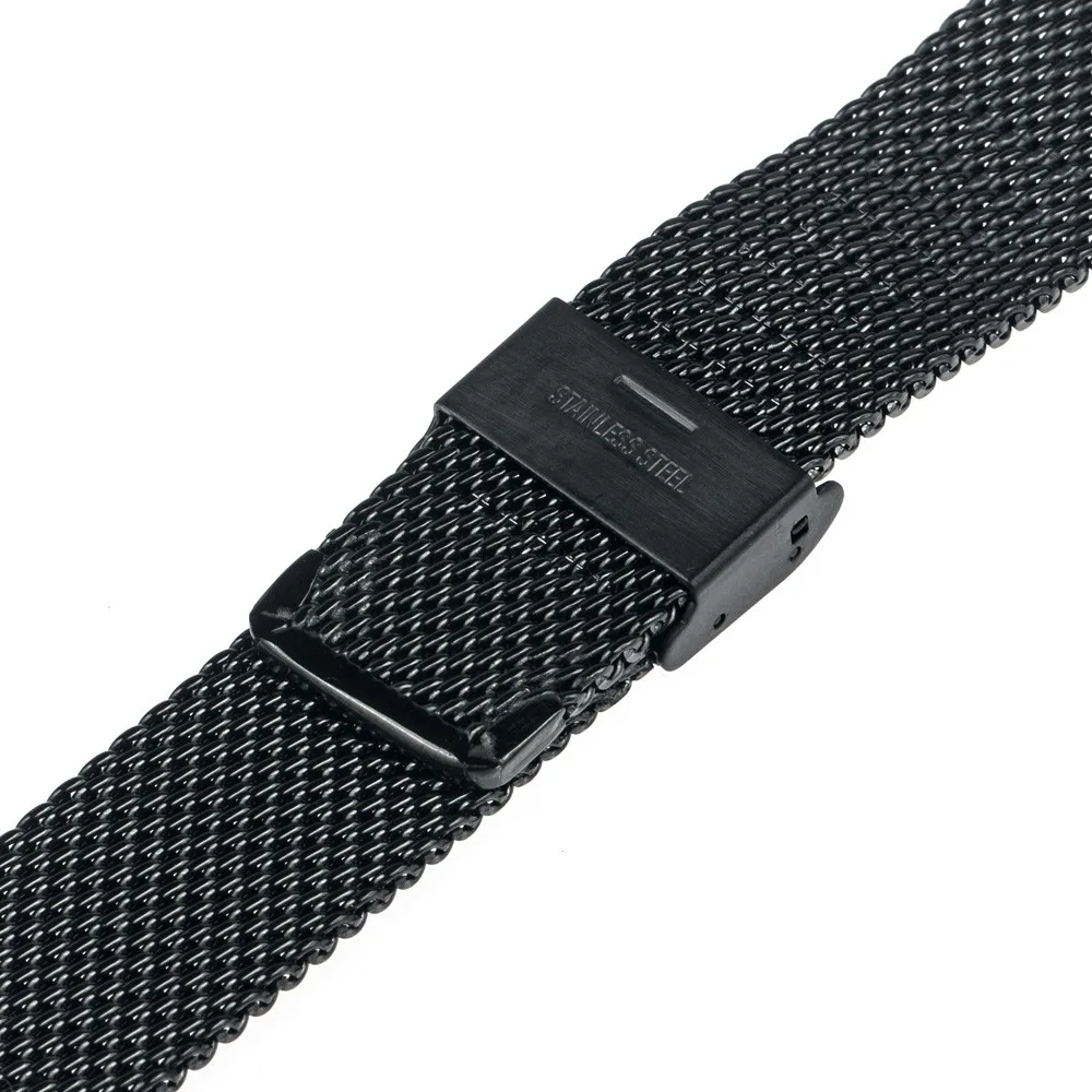 18 мм миланские часы ремешок для samsung gear Fit 2 SM-R360 из нержавеющей стали ремешок на запястье металлический браслет черный, розовый, золотистый, серебристый