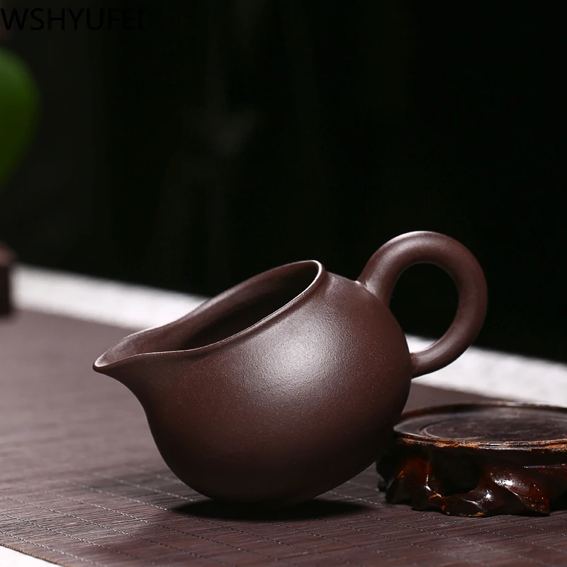 Фиолетовый чайник Yixing Kungfu чайный набор ярмарка чашка гладкая вода ручная работа