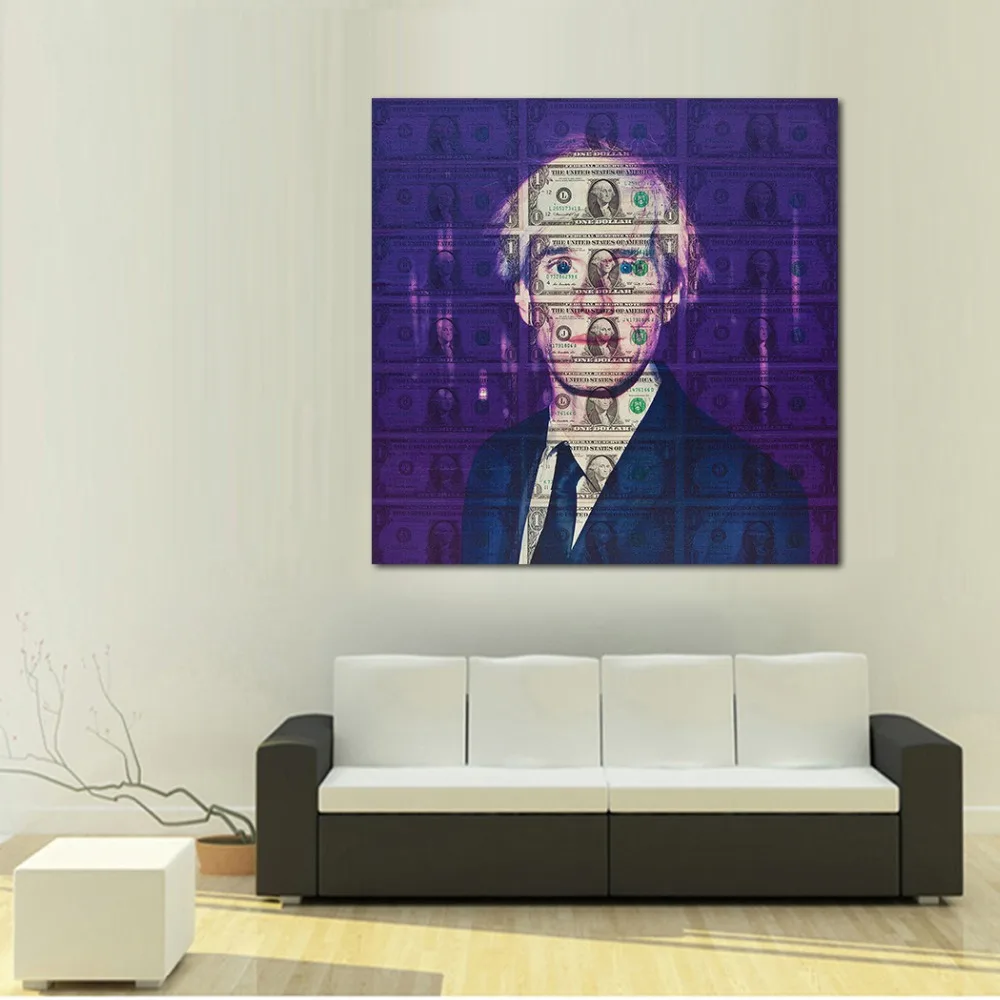 JQHYART фиолетовый свет художественная живопись маслом на холсте художественные