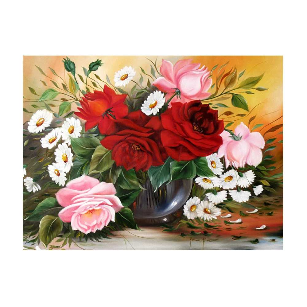 Алмазная живопись Ангел малыш зима маленькая девочка цветочный пейзаж DIY 3D