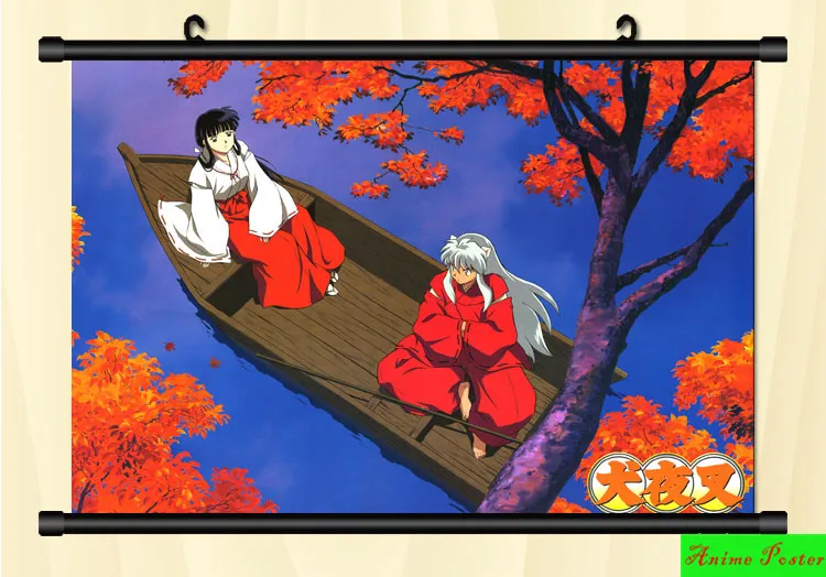 Аниме постер Inuyasha настенная прокрутка печатная картина домашний декор японский