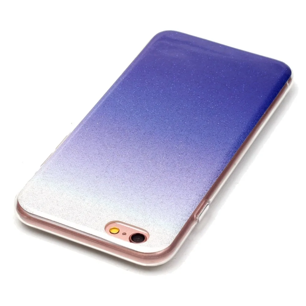 Цветной Блестящий Защитный чехол из ТПУ для iPhone 6 Plus &amp 6s IMD | Мобильные телефоны и