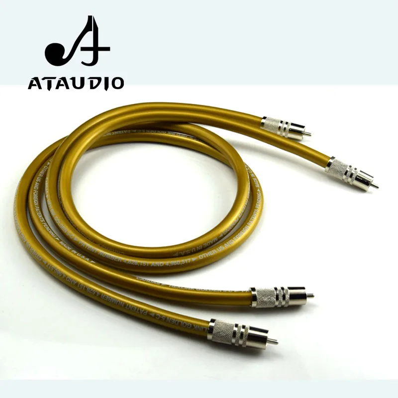 ATAUDIO одна пара Hifi Cardas RCA кабель Pure OCC HIFI для соединения|Кабели VGA| |
