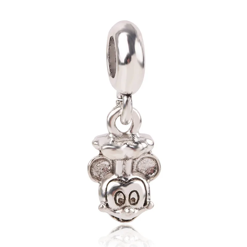 Dodocharms камера Микки Морская звезда любовь кулон с синим кристаллом Бусы из серебряного сплава талисманы Fit Pandora Браслеты DIY ювелирные изделия - Цвет: K020