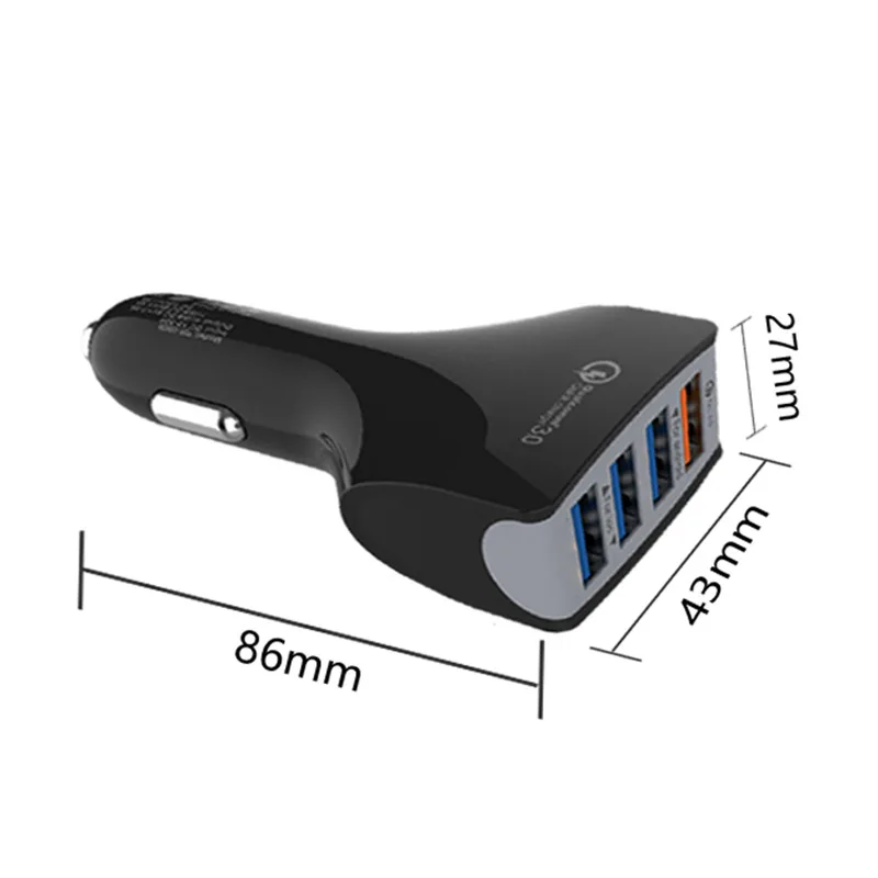 Универсальный QC 3 0 Quick Charge 4 порта USB беспроводной адаптер для автомобильного