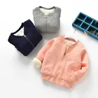 Куртка для мальчиков и девочек ExactlyFZ, зимняя теплая утепленная Вельветовая куртка, кардиган, верхняя одежда для детей