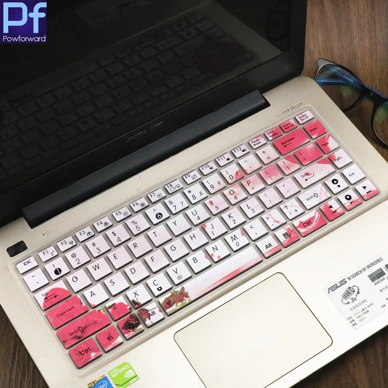 14 дюймовая Защитная крышка для клавиатуры ноутбука Asus P2420LA P2420SA R417NA3450 W40CC R457UJ V451