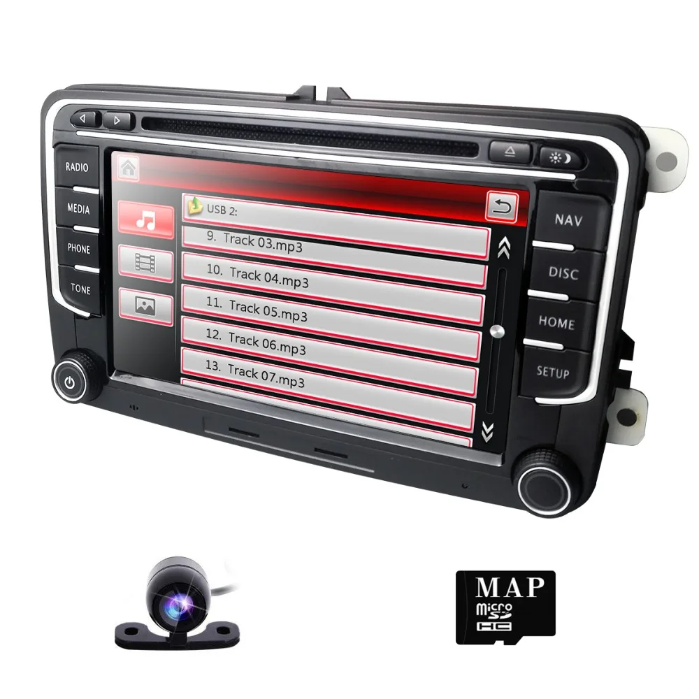 Автомобильный dvd-плеер для V W/Volkswagen/Golf/Polo/Tiguan/Passat/b7/b6/SEAT/leon/Skoda/Octavia " радио gps BT камера зеркальное соединение