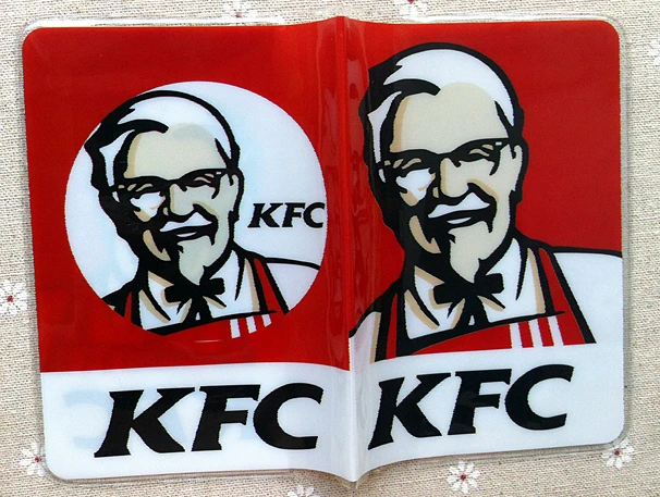 New High quality PVC passport Cover ID Credit Card business - Holders for travel -KFC pattern | Багаж и сумки
