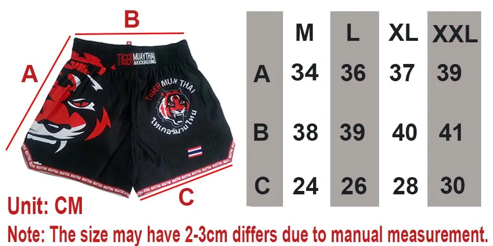 Новые рекламные популярные мужские боксерские плавки Tiger Muay Thai дышащие