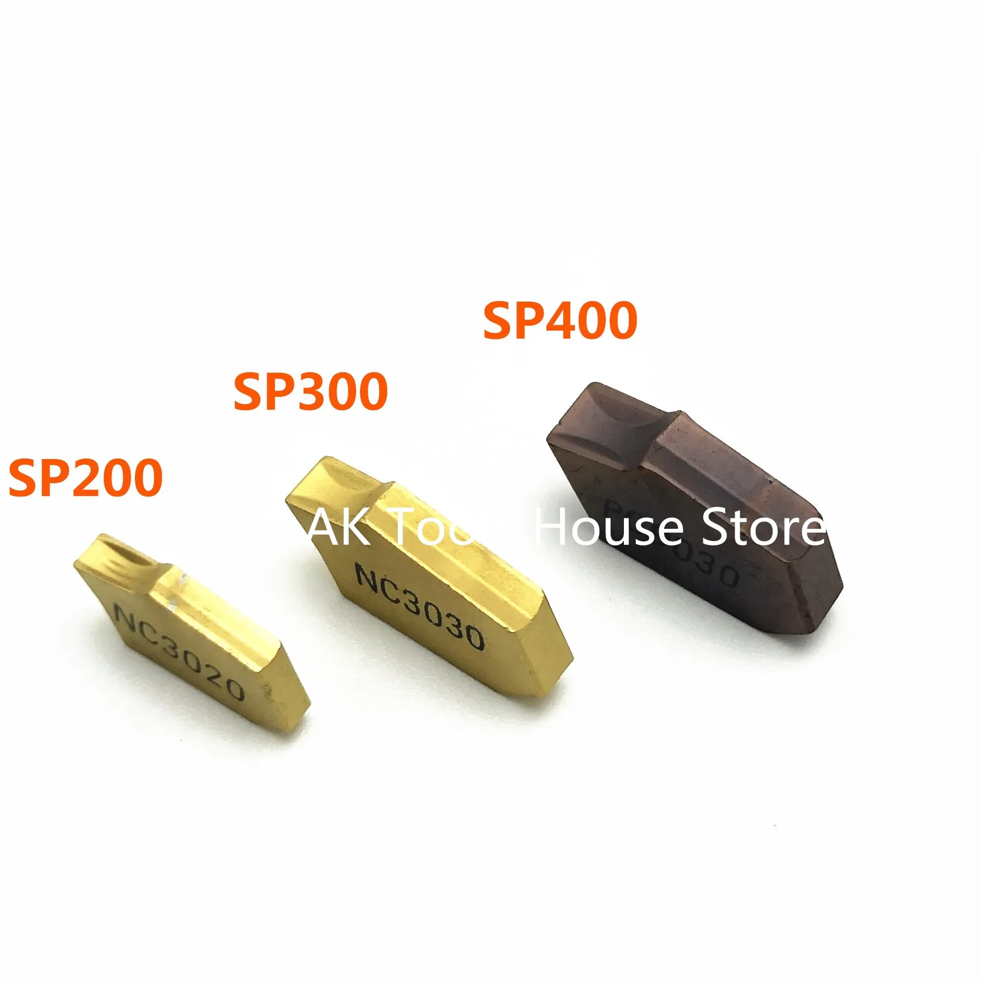 10 шт. Долбежные инструмент SP300 SP400 SP200 NC3020 NC3030 PC9030 шлицевая щелевые Карбид Металлический токарный инструмент KORLOY