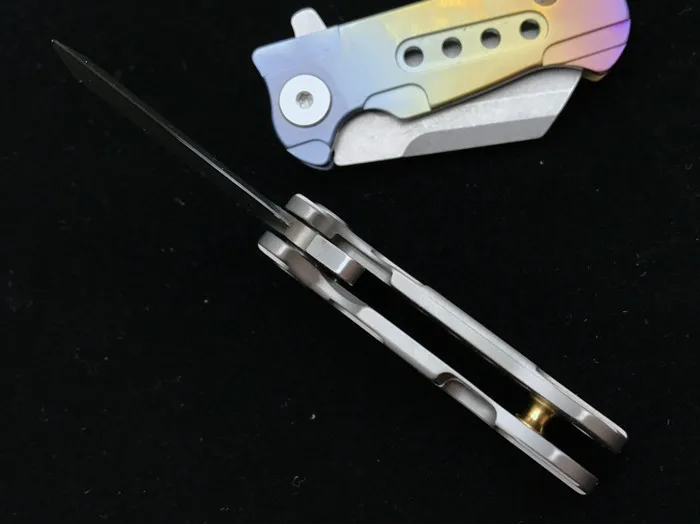 Складной нож S35VN лезвие титановая ручка шарикоподшипники Тактический походный
