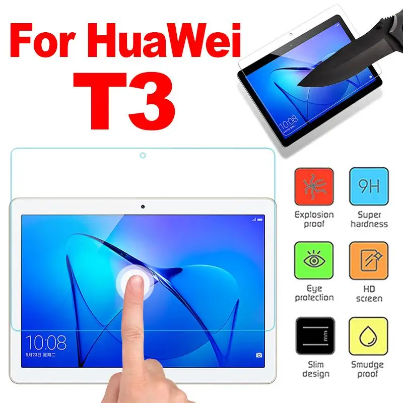 Защитное стекло 9H для huawei Mediapad T3 10 9,6 T3 8, Защитное стекло для экрана для huawei T3 7,0 4G Wifi планшета, закаленное стекло HD