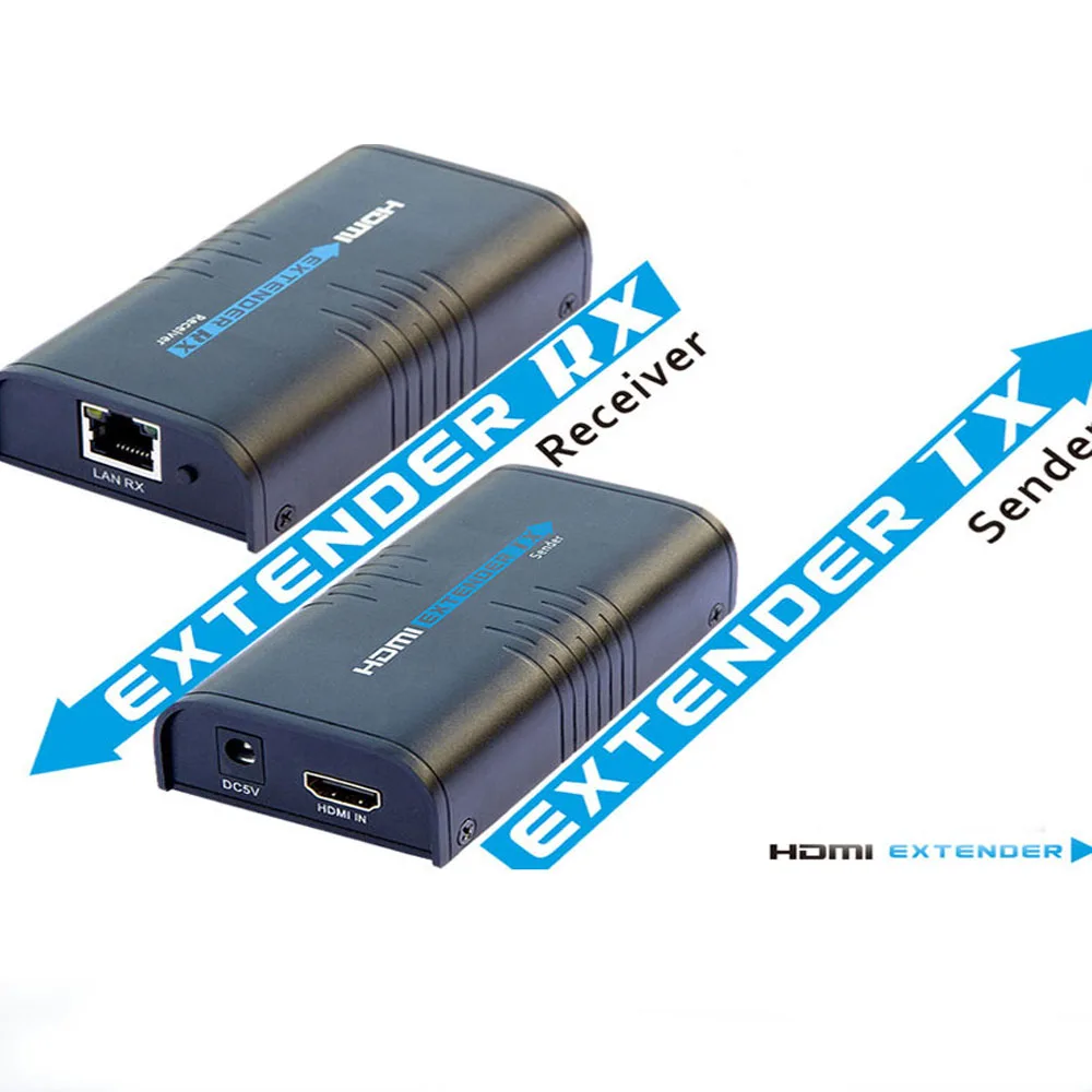 1080P HDMI удлинитель HD одноканальный Сетевой Ретранслятор до 120 м по IP/TCP UTP/STP CAT5e/Cat6 LAN
