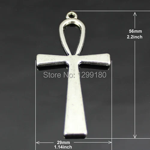 20 шт античные серебряные кресты подвески бусины (K00114)|pendant charms|cross pendant charmcross charm |