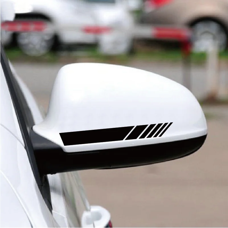 2 шт. виниловая наклейка на зеркало заднего вида/наклейка для украшения кузова