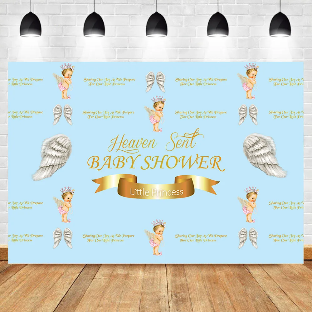 Фотофон NeoBack Baby Shower с изображением первого дня рождения небеса для новорожденных
