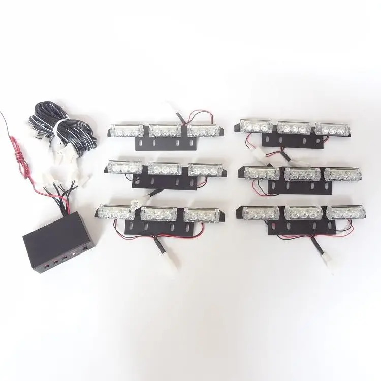 03024 12В 6x9led 54 led Универсальная автомобильная лампа с молниевыми лампами аварийная