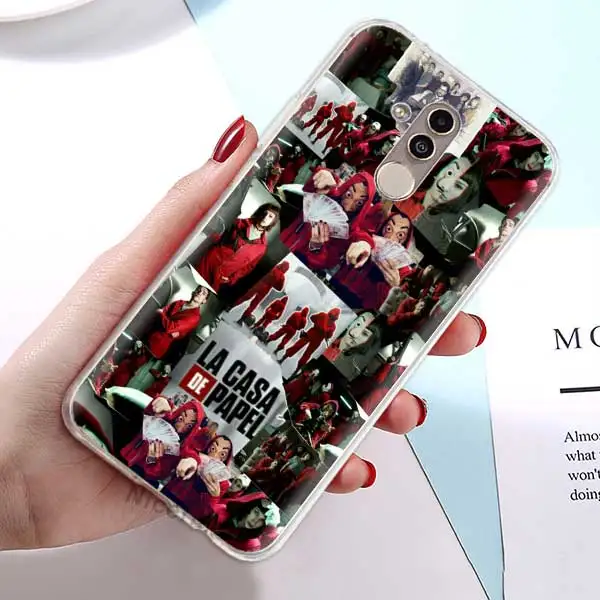 12 ТПУ силиконовый чехол для huawei P30 P20 Pro P10 P9 Lite mate 10 20 Lite 20 10 Pro Чехол из фильма La Casa De Papel мягкий прозрачный чехол - Цвет: 12