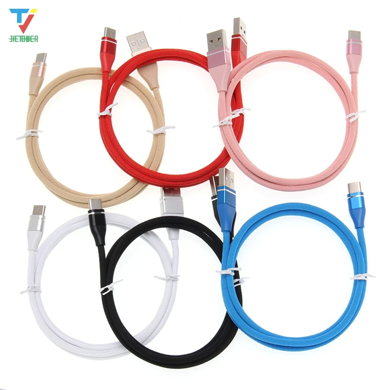 300 шт./лот высококачественный Type-c micro usb 5pin 8pin Плетеный метеоритный тканевый USB