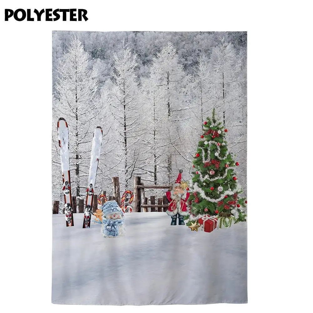 Фон Funnytree для фотосъемки Рождественское украшение Санта-Клаус зимний фон