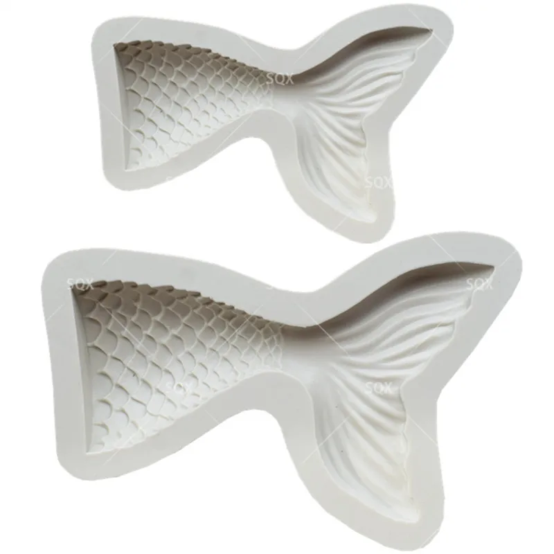 Комплект из 2 предметов в форме рыбьего хвоста русалки для маленьких Fondant