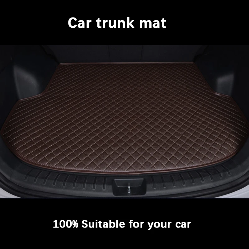 car trunk mats for SEAT all models LEON Ibiza Cordoba Toledo Marbella Terra RONDA styling floor mat Custom Cargo Liner |