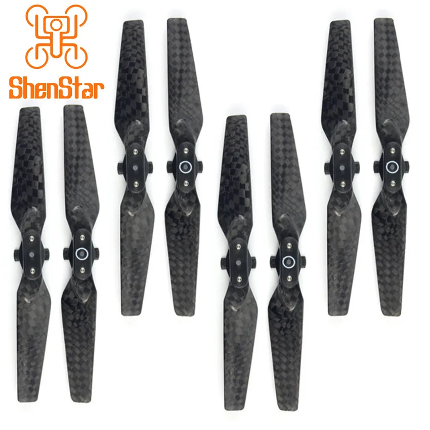 Быстросъемные складные пропеллеры 4730F для дрона DJI Spark CW + CCW CF, 1 упаковка, 4 пары