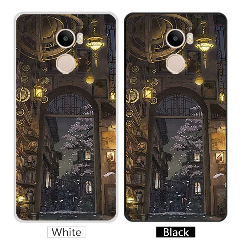 5.0 inch For Xiaomi Redmi 4 Dark Phone Case Clear Soft TPU Silm Silicone Redmi4 Back Black Cover Capa |