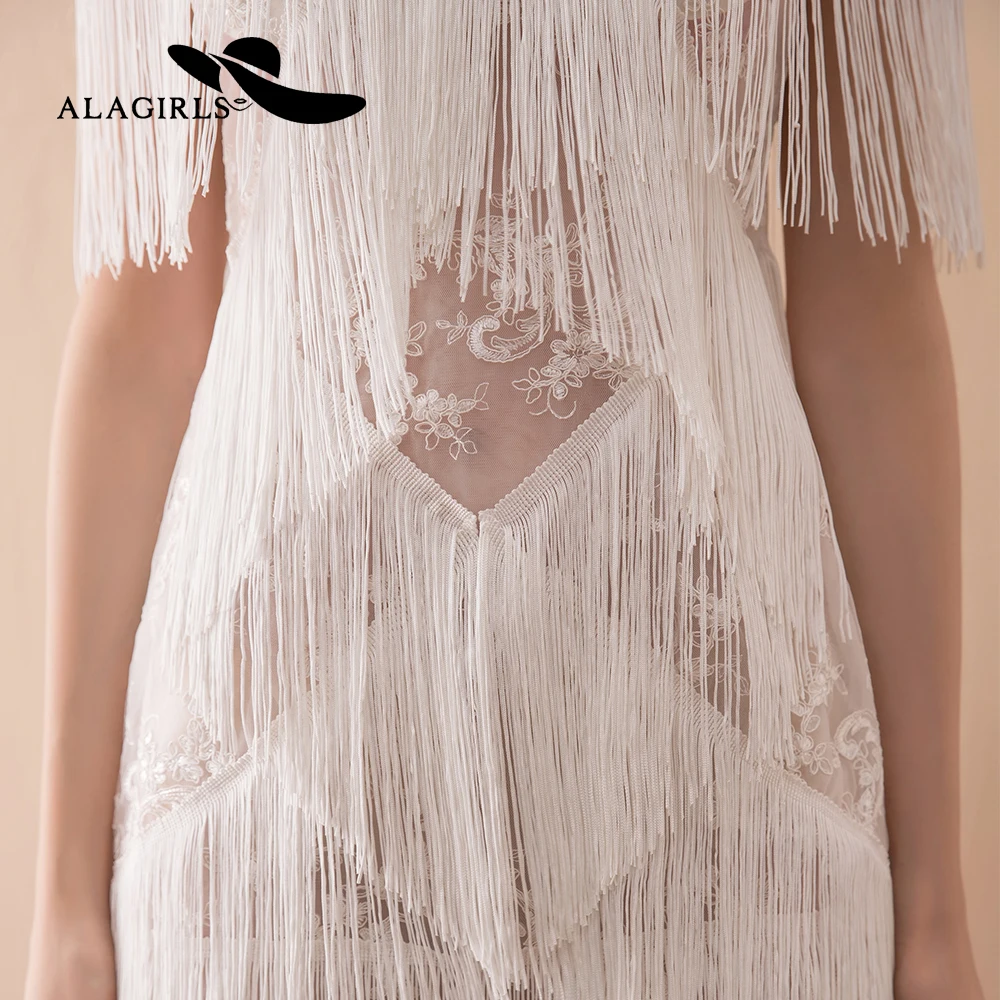 Alagirls tassels платье для выпускного вечера короткие кружевные платья для выпускного вечера сексуальные платья для выпускного вечера Новое поступление коктейльное платье