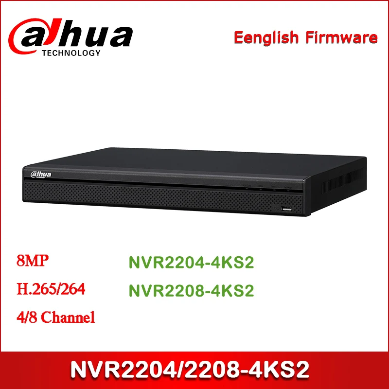 

Сетевой видеорегистратор Dahua NVR2204-4KS2 4/8 Channel 1U Lite 4K H.265