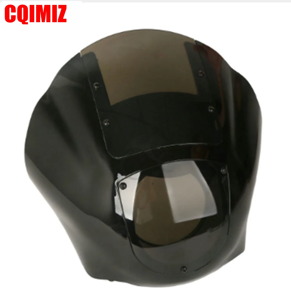 ABS четверть обтекателя комплект черный для Harley 1988 позже Sportster XL 883 1200 86 94 FXR 95 05 Dyna