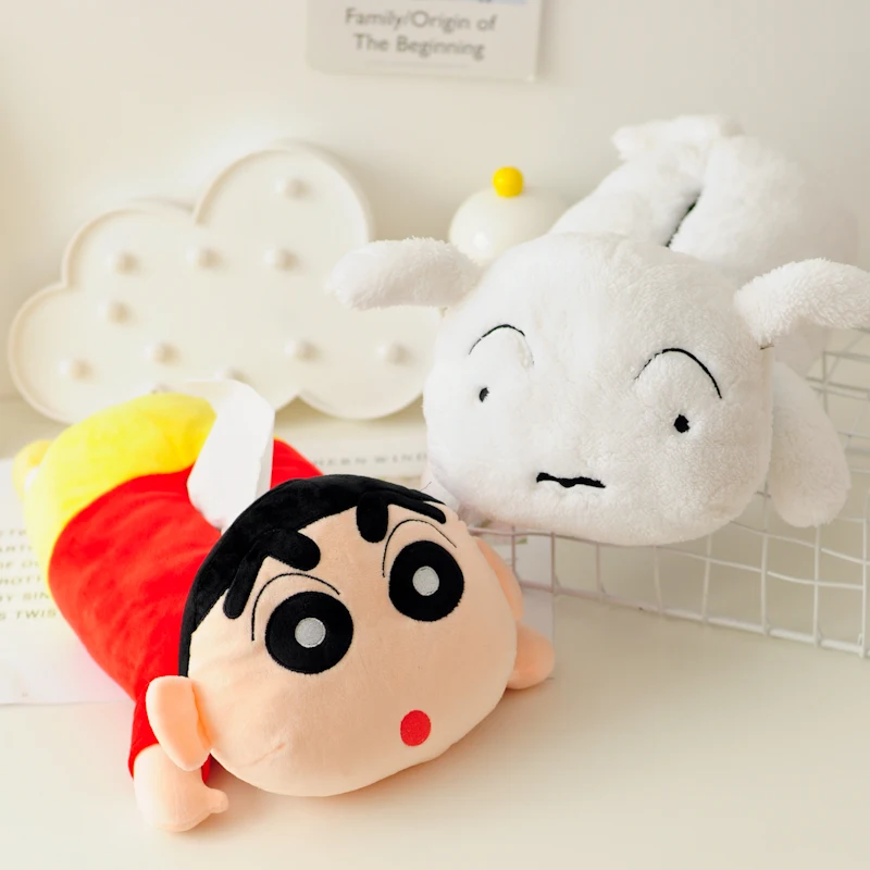 1 шт. 42 см мультяшная мягкая плюшевая подушка Crayon Shin-chan dog для автомобиля тканевая