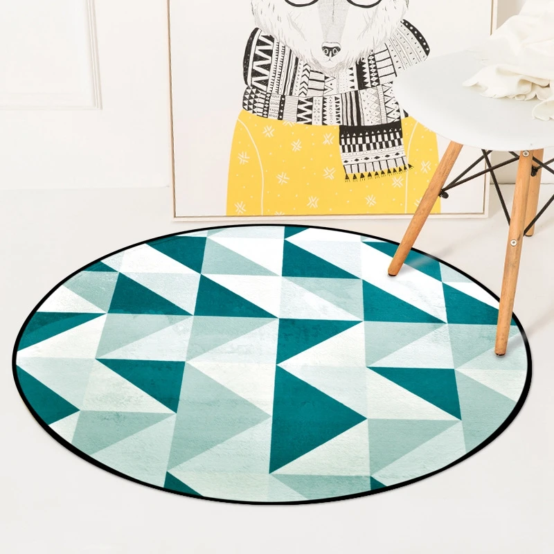 Геометрический желтый и черный ковер коврики в скандинавском стиле для гостиной