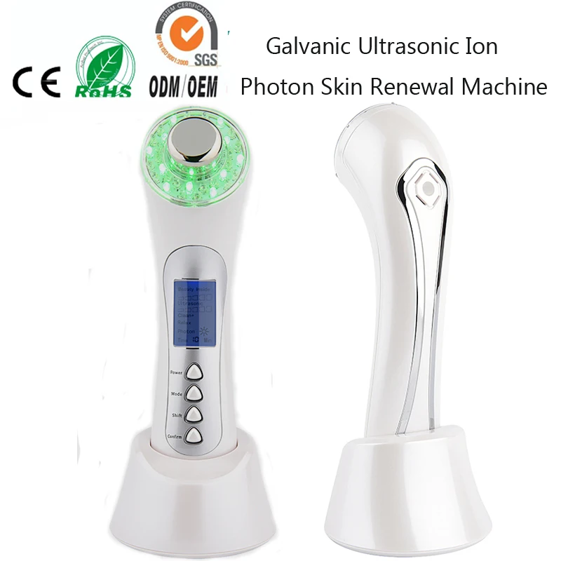 Высокочастотный гальванический ультразвуковой фотонный спа-массажер для лица |