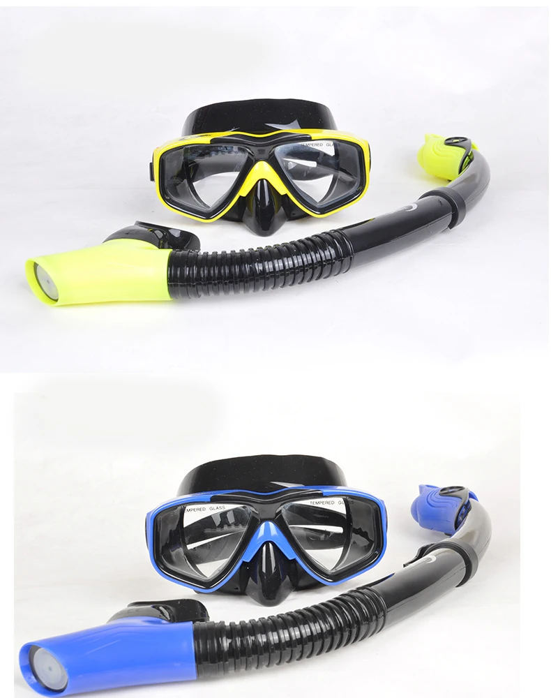 

Diving mask and snorkel kit wide view mask scuba dive snorkel sets swimming Silicone mask adult free diving , snorkeling