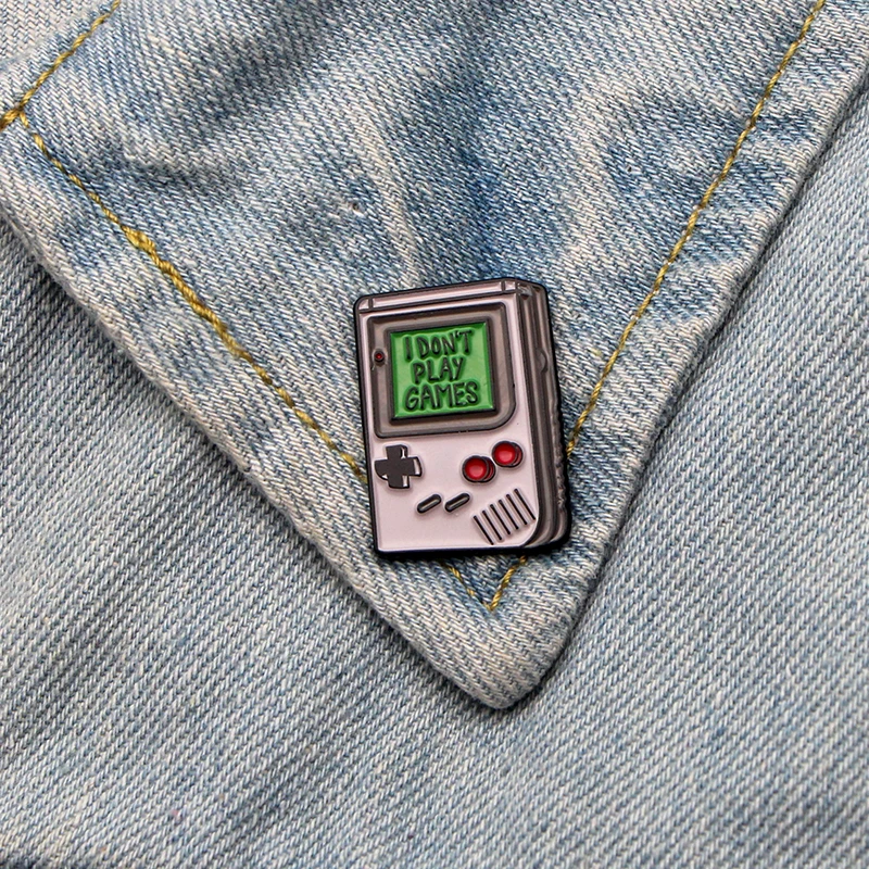 Ручной игровой автомат цинковый сплав Значки для рюкзака одежды медаль сумок