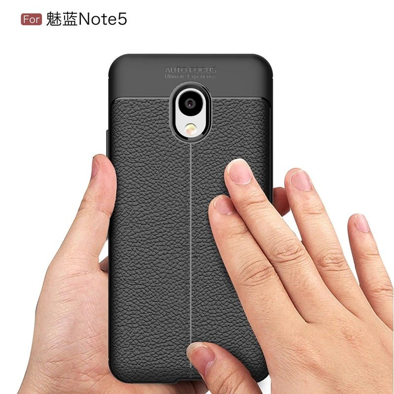Mibioj Litchi Pattern Retro ShockProof Soft Silicon TPU Cover Case For Meizu M5 Note Phone Shell Shkin Capa Funda |