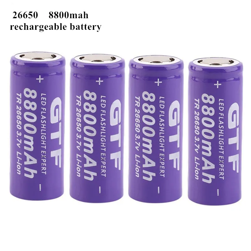 Cncool 3 7 V 26650 аккумулятор 8800 mAh литий ионная аккумуляторная батарея для