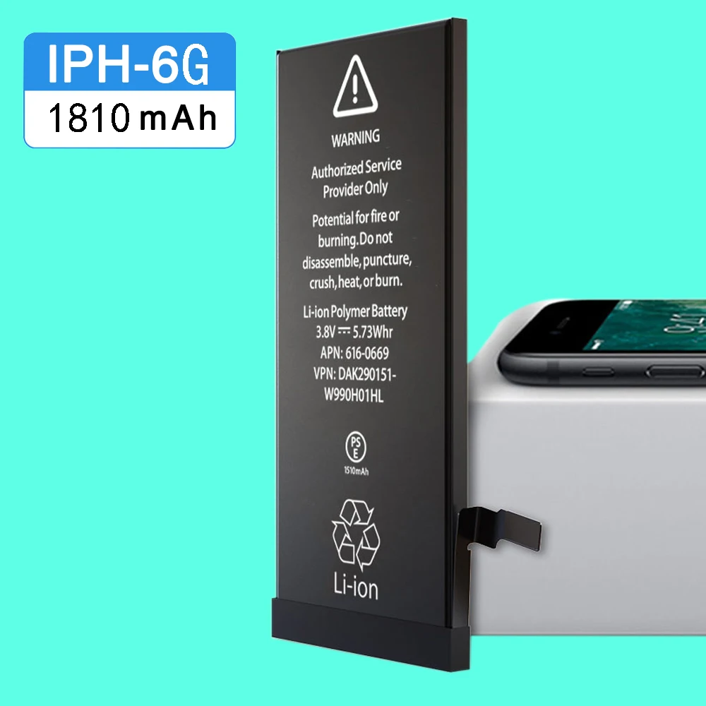 Батарея Giutaat для Apple iphone 6 6G мобильный телефон 1810mAh литий-полимерные батареи набор