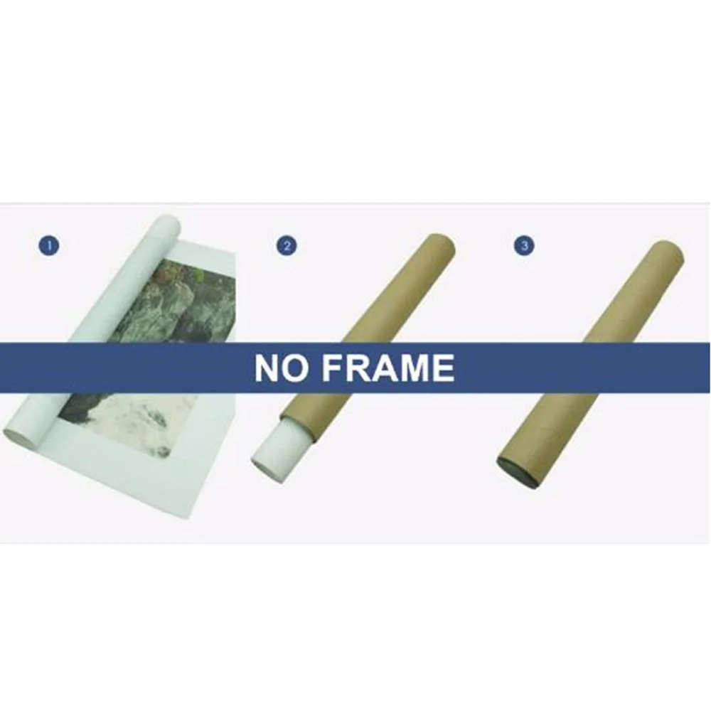 Highland корова настенное искусство холст печать реалистичные животные настенные