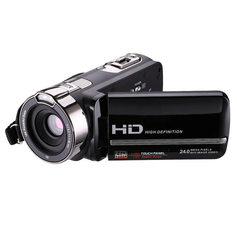 HD цифровой Камера видео Видеокамеры Регистраторы 16X ZOOM CMOS 3.0 дюймов Сенсорный экран ИК ночного видения DV DSLR Камера Multi-язык