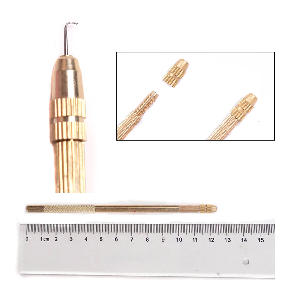 

Hair Extensions Tools Hook Needles for Making Lace Wig Accessories 4 Sizes Ventilating Stainless Steel Needles Kit for Salon