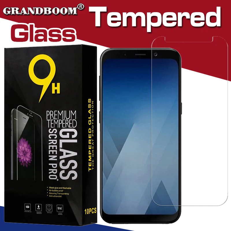 Закаленное стекло 2.5D для защиты экрана Защитная пленка Samsung Galaxy A10S A20S A30S A50S A70S A90 Φ