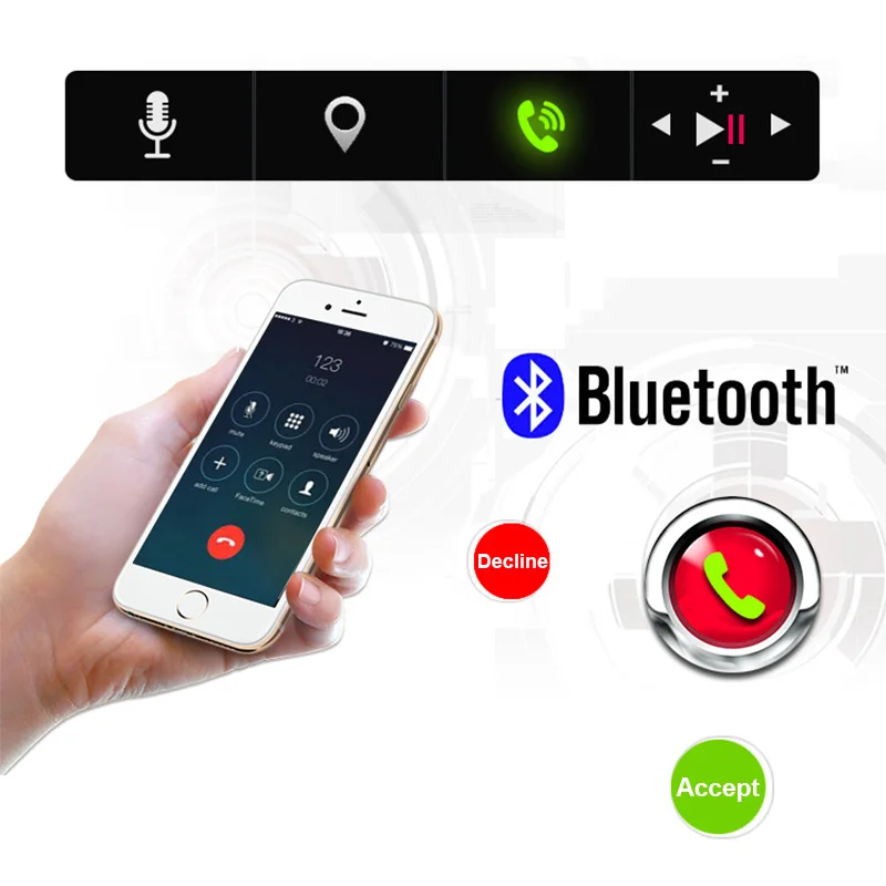Беспроводной Bluetooth HD экран 4 1 дюйма DVD FM станция MP5 плеер стерео аудио авто видео