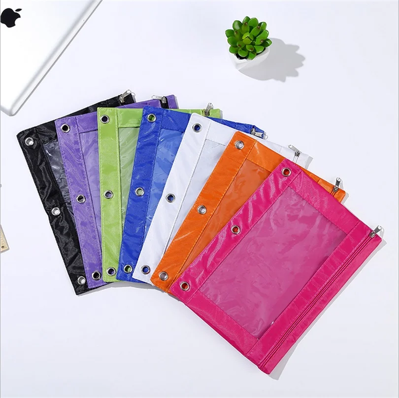 TOPSTHINK однотонный пенал для карандашей из парусины сумка телефона прозрачный