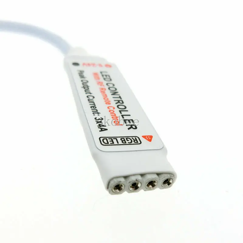 Мини Led RGB пульт дистанционного управления DC5 24V 17key RF беспроводной контроллер с 4pin