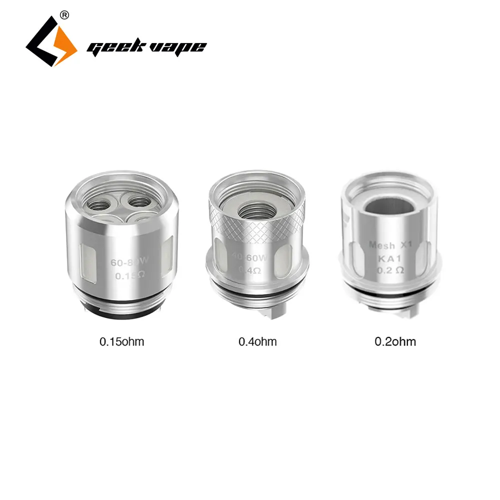 5 шт. оригинальные катушки GeekVape IM1 IM4 super mesh 0 4/0 15/0 2 Ом Сопротивление спирали для